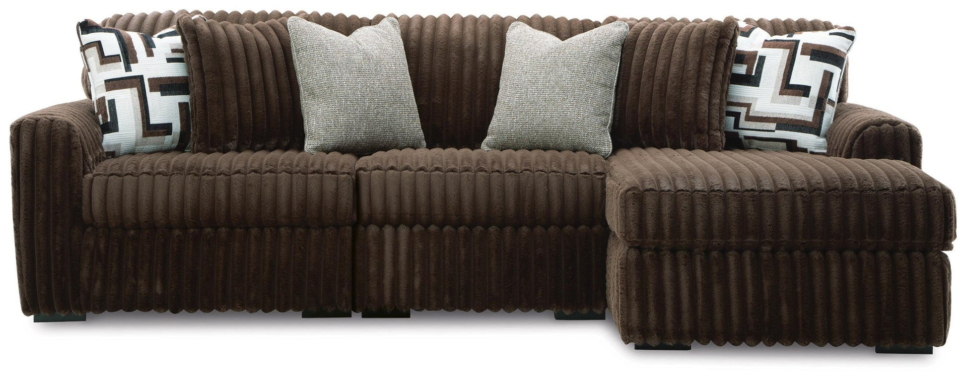 Midnight-Madness 3-Piece Sectional with Chaise Signature Design by Ashley®