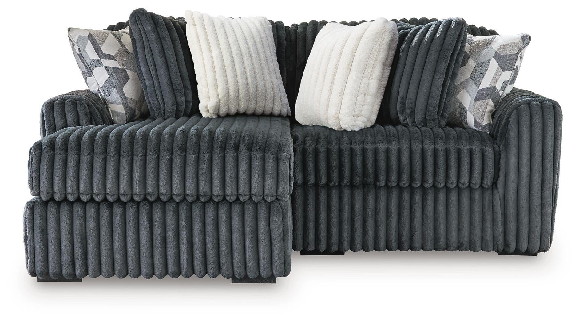 Midnight-Madness 2-Piece Sectional with Chaise Signature Design by Ashley®