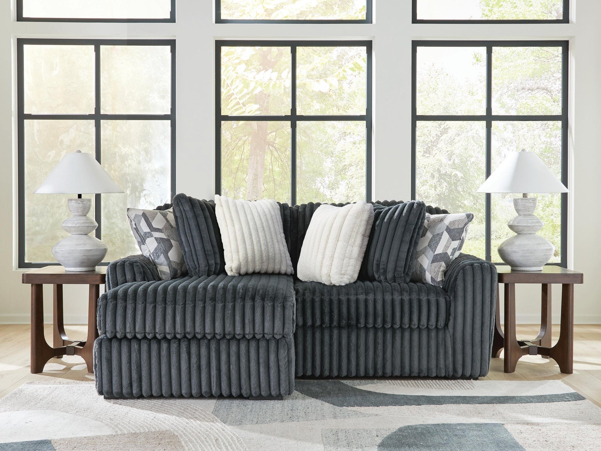 Midnight-Madness 2-Piece Sectional with Chaise Signature Design by Ashley®