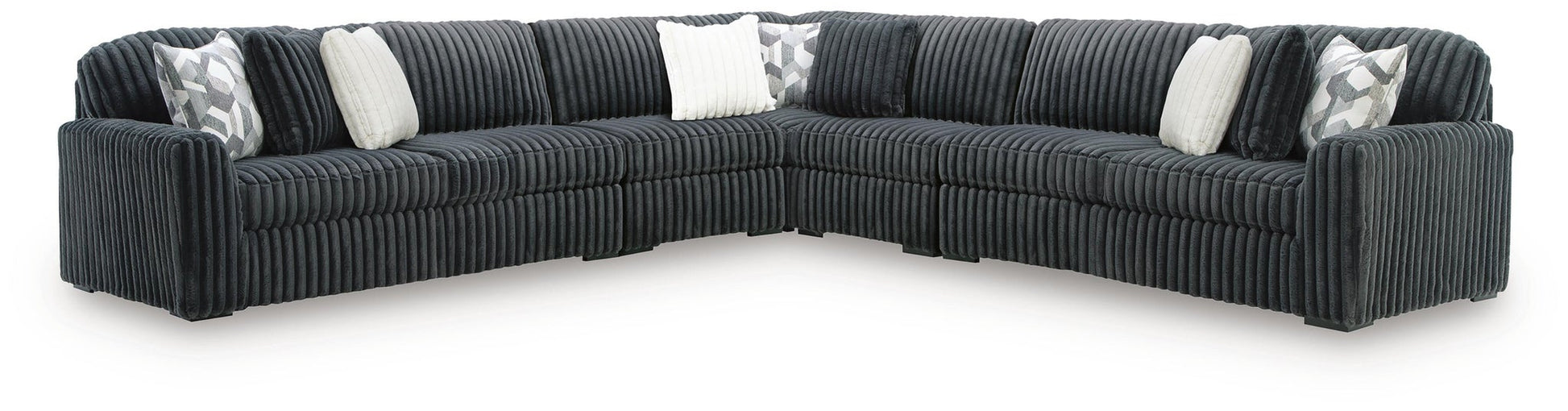 Midnight-Madness 5-Piece Sectional Signature Design by Ashley®