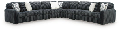 Midnight-Madness 5-Piece Sectional Signature Design by Ashley®