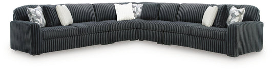 Midnight-Madness 5-Piece Sectional Signature Design by Ashley®