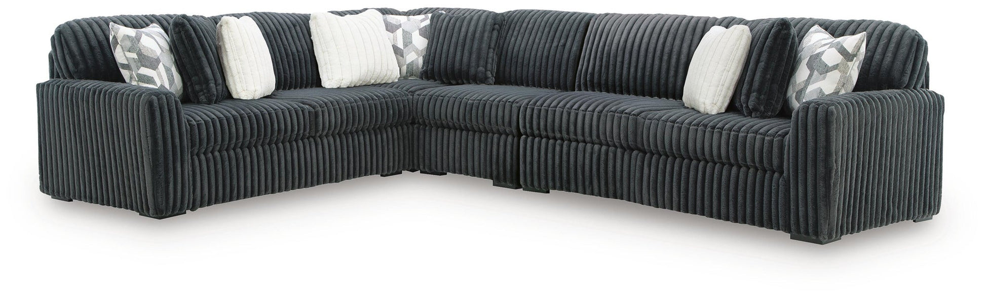 Midnight-Madness 4-Piece Sectional Signature Design by Ashley®