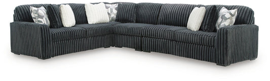 Midnight-Madness 4-Piece Sectional Signature Design by Ashley®
