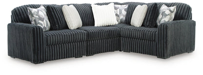 Midnight-Madness 4-Piece Sectional Signature Design by Ashley®