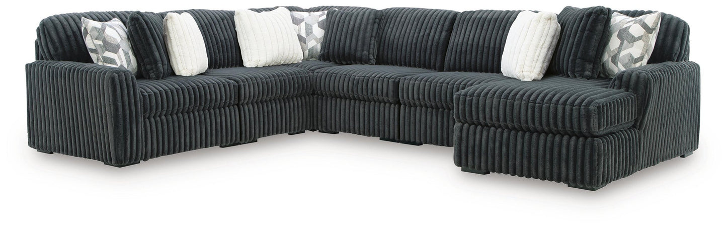 Midnight-Madness 6-Piece Sectional with Chaise Signature Design by Ashley®