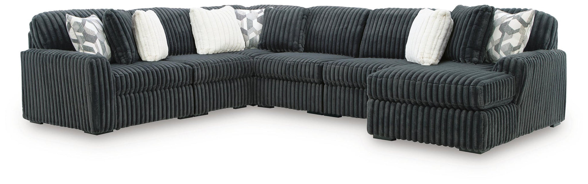 Midnight-Madness 6-Piece Sectional with Chaise Signature Design by Ashley®