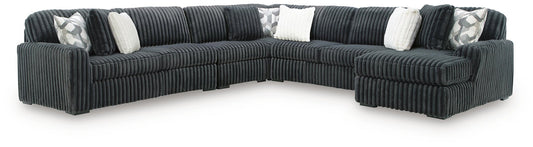 Midnight-Madness 5-Piece Sectional with Chaise Signature Design by Ashley®