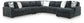 Midnight-Madness 5-Piece Sectional with Chaise Signature Design by Ashley®
