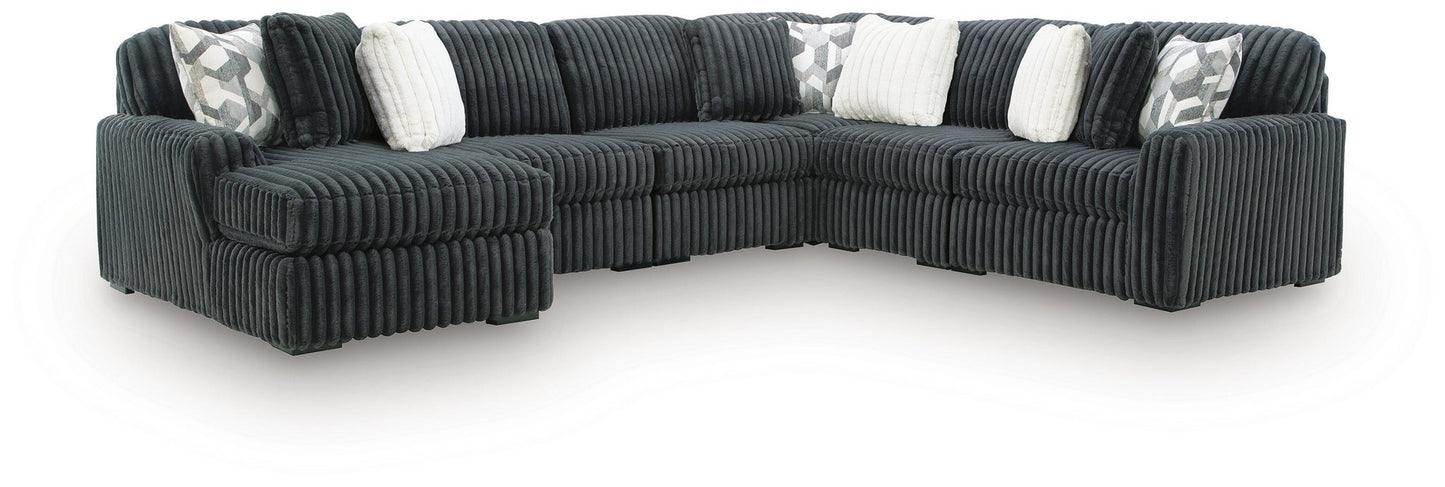 Midnight-Madness 6-Piece Sectional with Chaise Signature Design by Ashley®