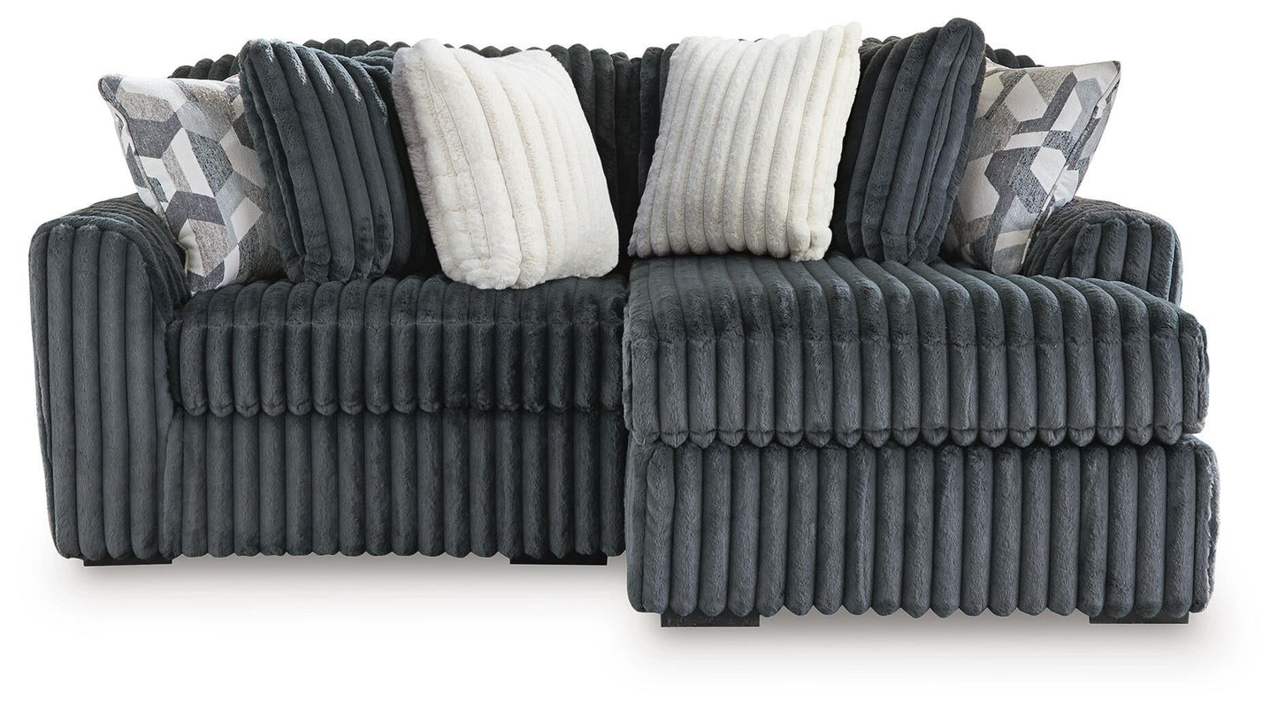 Midnight-Madness 2-Piece Sectional with Chaise Signature Design by Ashley®