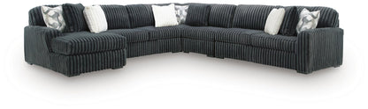 Midnight-Madness 5-Piece Sectional with Chaise Signature Design by Ashley®