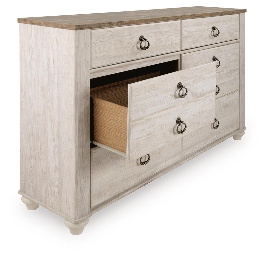 Willowton Six Drawer Dresser Signature Design by Ashley®