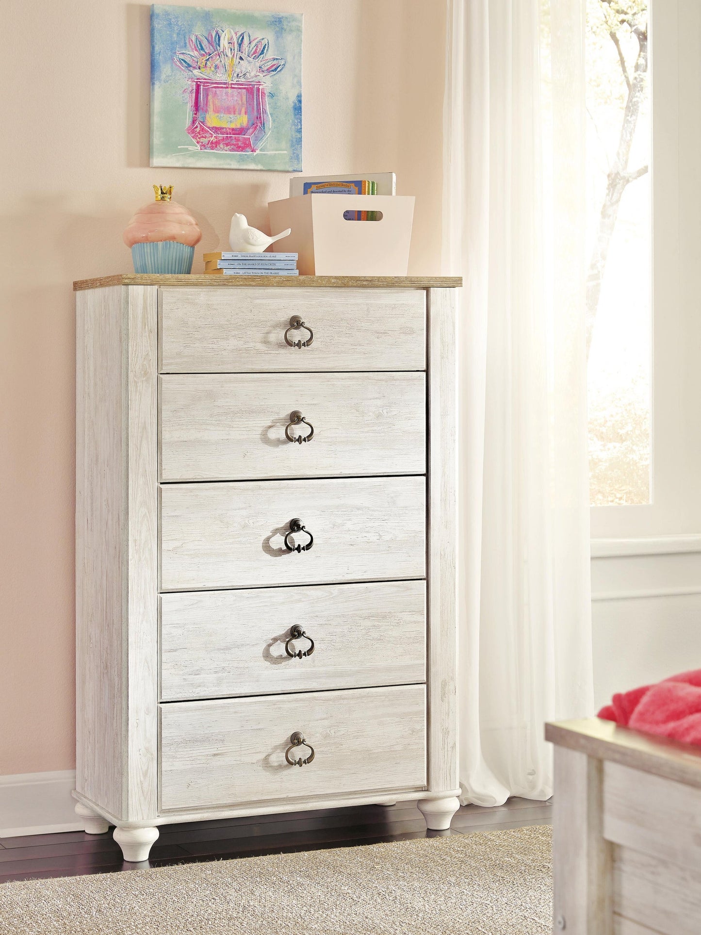 Willowton Five Drawer Chest Signature Design by Ashley®