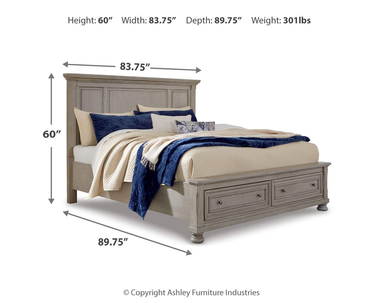 Lettner  Panel Storage Bed Signature Design by Ashley®