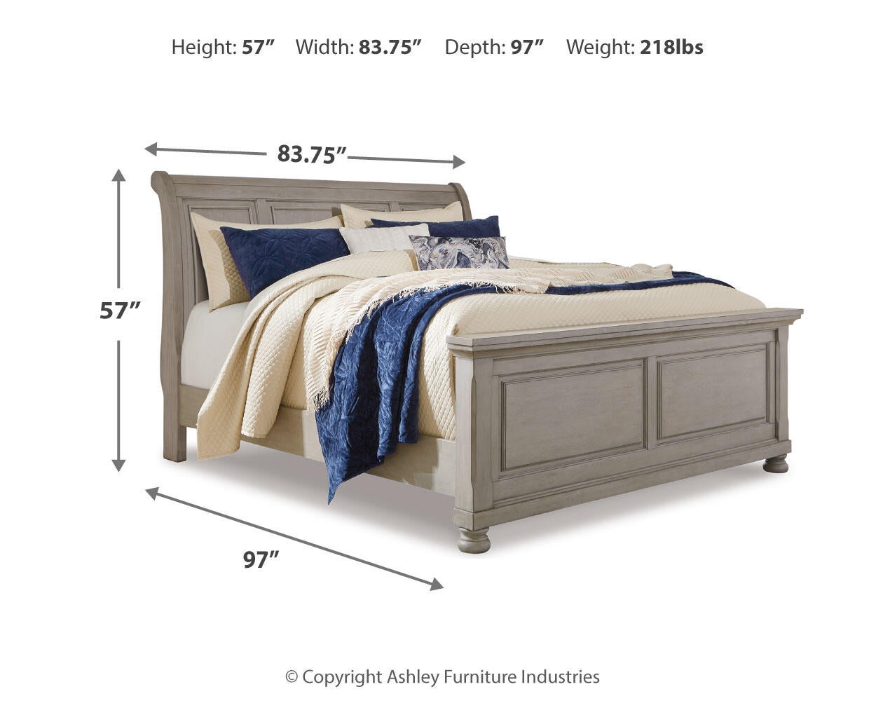 Lettner  Sleigh Bed Signature Design by Ashley®