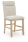 Lasinger Upholstered Barstool (2/CN) Signature Design by Ashley®