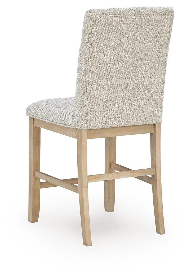 Lasinger Upholstered Barstool (2/CN) Signature Design by Ashley®