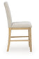 Lasinger Upholstered Barstool (2/CN) Signature Design by Ashley®