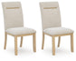 Lasinger Dining UPH Side Chair (2/CN) Signature Design by Ashley®