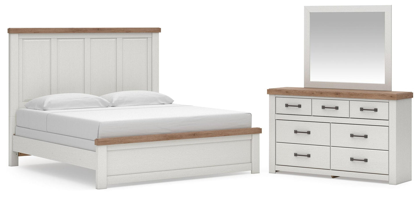 Savonport  Panel Bed, Dresser And Mirror Benchcraft®