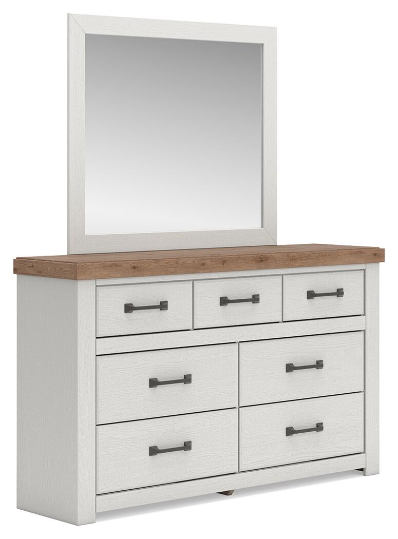 Savonport  Panel Bed, Dresser And Mirror Benchcraft®