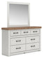 Savonport  Panel Bed, Dresser And Mirror Benchcraft®