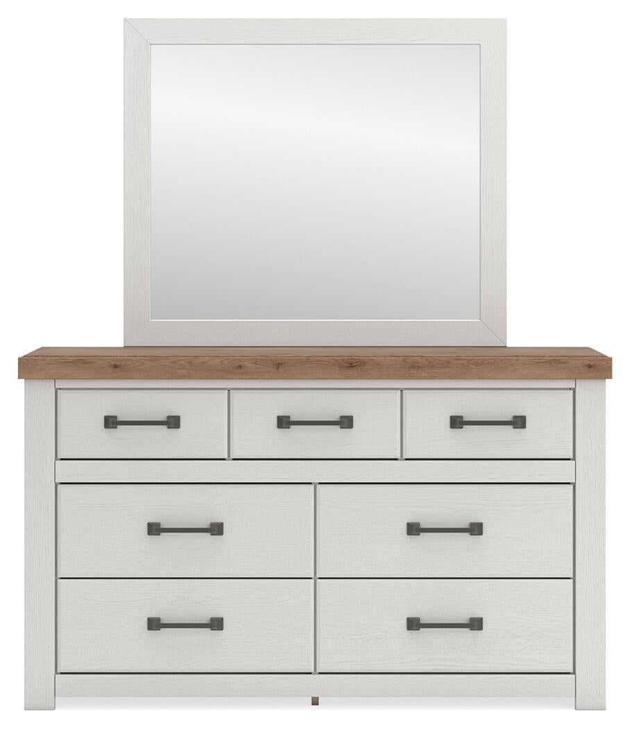 Savonport  Panel Bed, Dresser And Mirror Benchcraft®