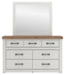 Savonport  Panel Bed, Dresser And Mirror Benchcraft®