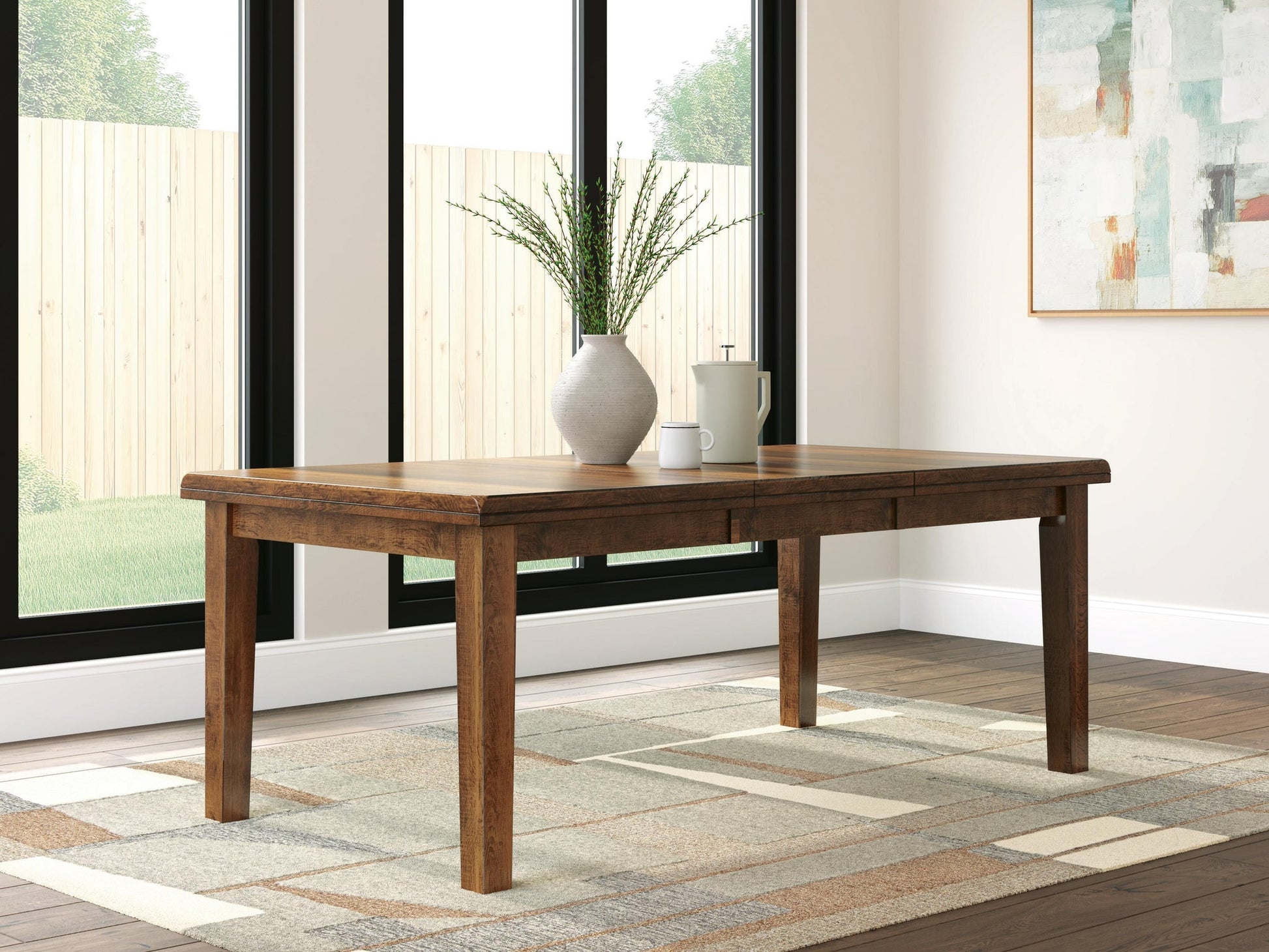Ralene RECT DRM Butterfly EXT Table Signature Design by Ashley®