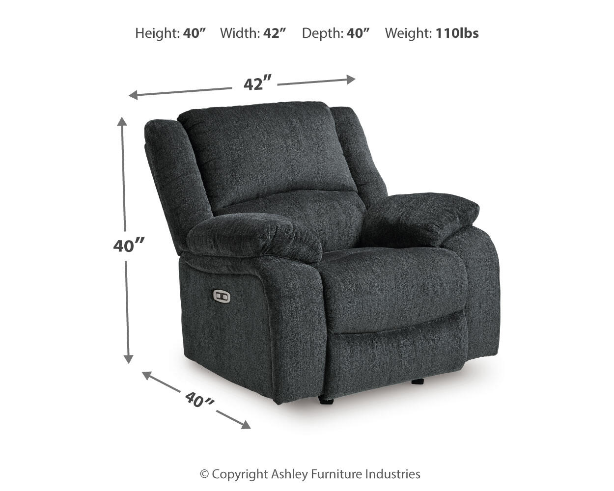 Draycoll Power Rocker Recliner Signature Design by Ashley®