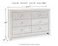 Paxberry Six Drawer Dresser Signature Design by Ashley®