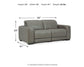 Correze 2-Piece Power Reclining Sectional Signature Design by Ashley®