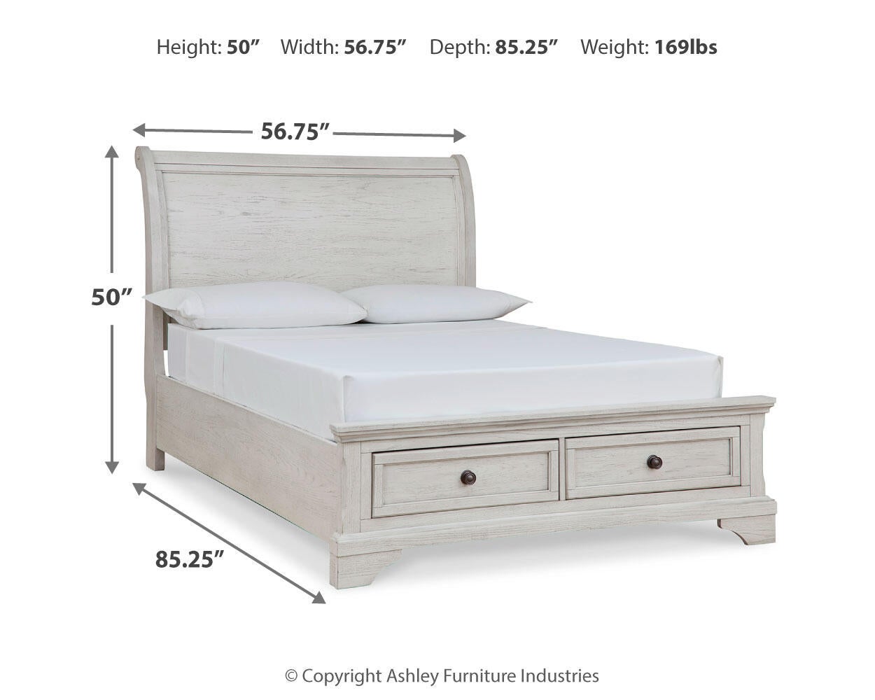 Robbinsdale  Sleigh Storage Bed Signature Design by Ashley®