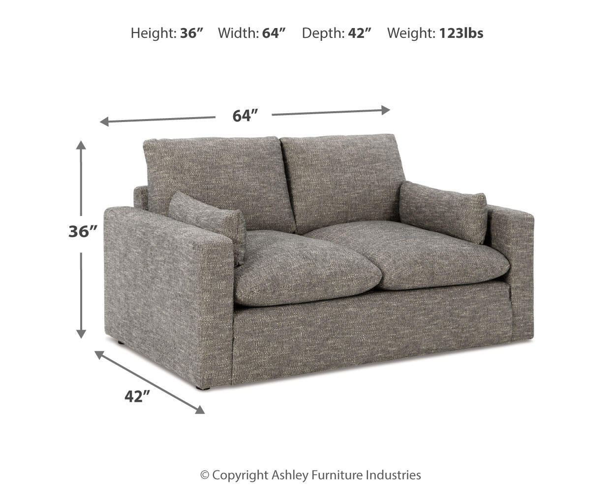 Dramatic Loveseat Benchcraft®