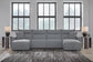Modmax II 4-Piece Reclining Sectional with Double Chaise Signature Design by Ashley®
