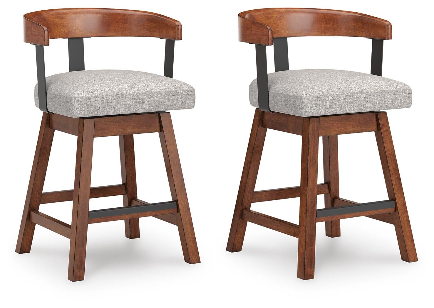Ralene UPH Swivel Barstool (2/CN) Signature Design by Ashley®