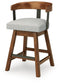 Ralene UPH Swivel Barstool (2/CN) Signature Design by Ashley®