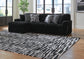 Midnight-Madness 3-Piece Sectional with Chaise Signature Design by Ashley®