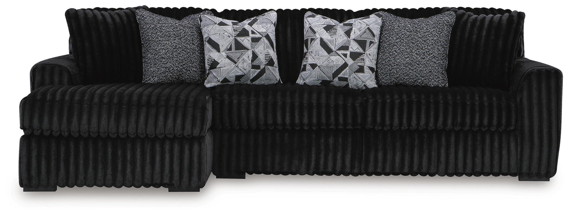 Midnight-Madness 3-Piece Sectional with Chaise Signature Design by Ashley®