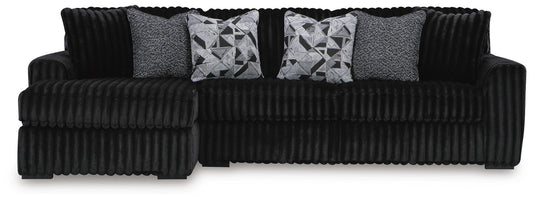 Midnight-Madness 3-Piece Sectional with Chaise Signature Design by Ashley®