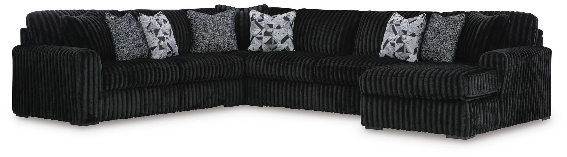 Midnight-Madness 6-Piece Sectional with Chaise Signature Design by Ashley®