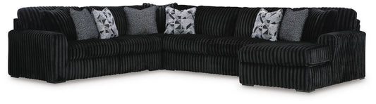 Midnight-Madness 6-Piece Sectional with Chaise Signature Design by Ashley®
