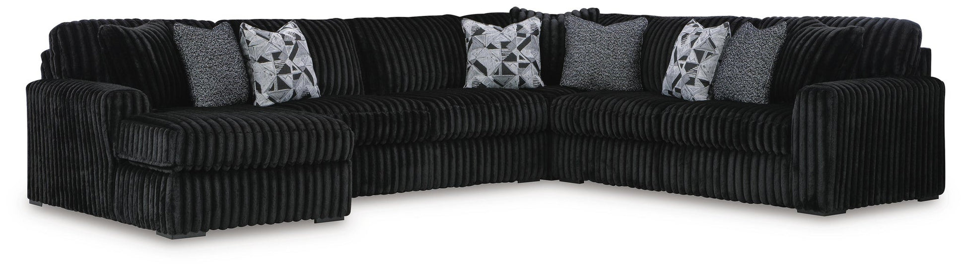 Midnight-Madness 6-Piece Sectional with Chaise Signature Design by Ashley®