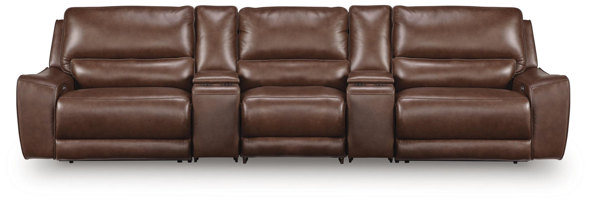 DeepWakes 5-Piece Reclining Sectional with Storage Consoles Signature Design by Ashley®