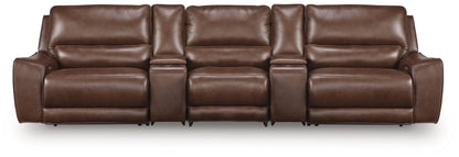 DeepWakes 5-Piece Reclining Sectional with Storage Consoles Signature Design by Ashley®