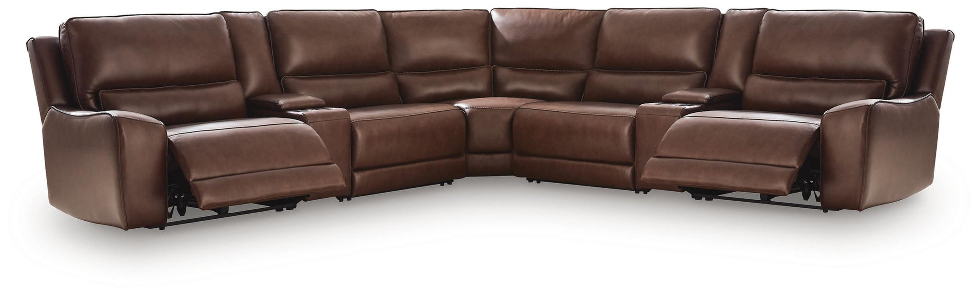 DeepWakes 7-Piece Reclining Sectional with Storage Consoles Signature Design by Ashley®