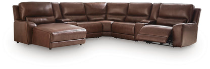DeepWakes 7-Piece Reclining Sectional with Chaise and Storage Consoles Signature Design by Ashley®