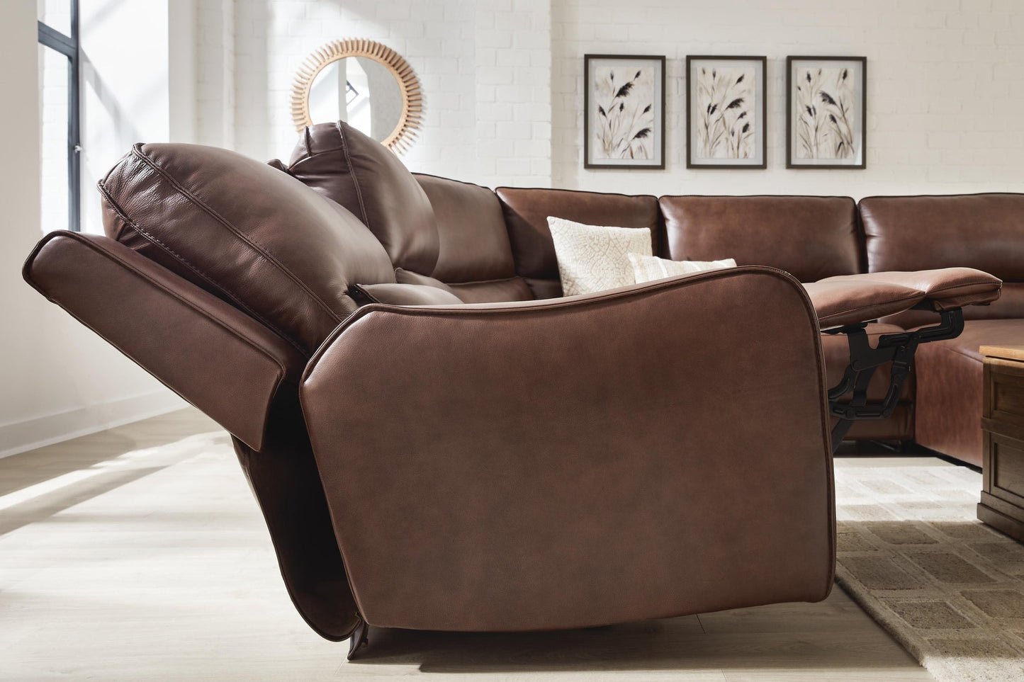 DeepWakes 7-Piece Reclining Sectional with Chaise and Storage Consoles Signature Design by Ashley®