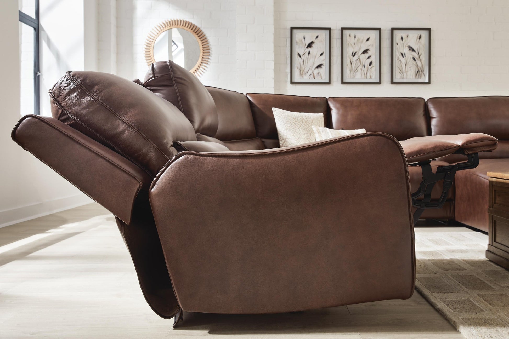 DeepWakes 7-Piece Reclining Sectional with Chaise and Storage Consoles Signature Design by Ashley®